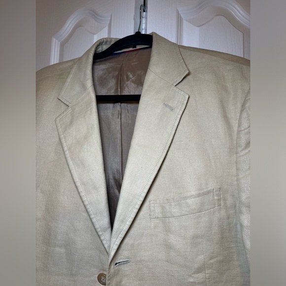 J.Crew - Luxuries Men's Blazer Crosby Classic-fit Suit Jacket 100% Irish Linen - Picture 7 of 13